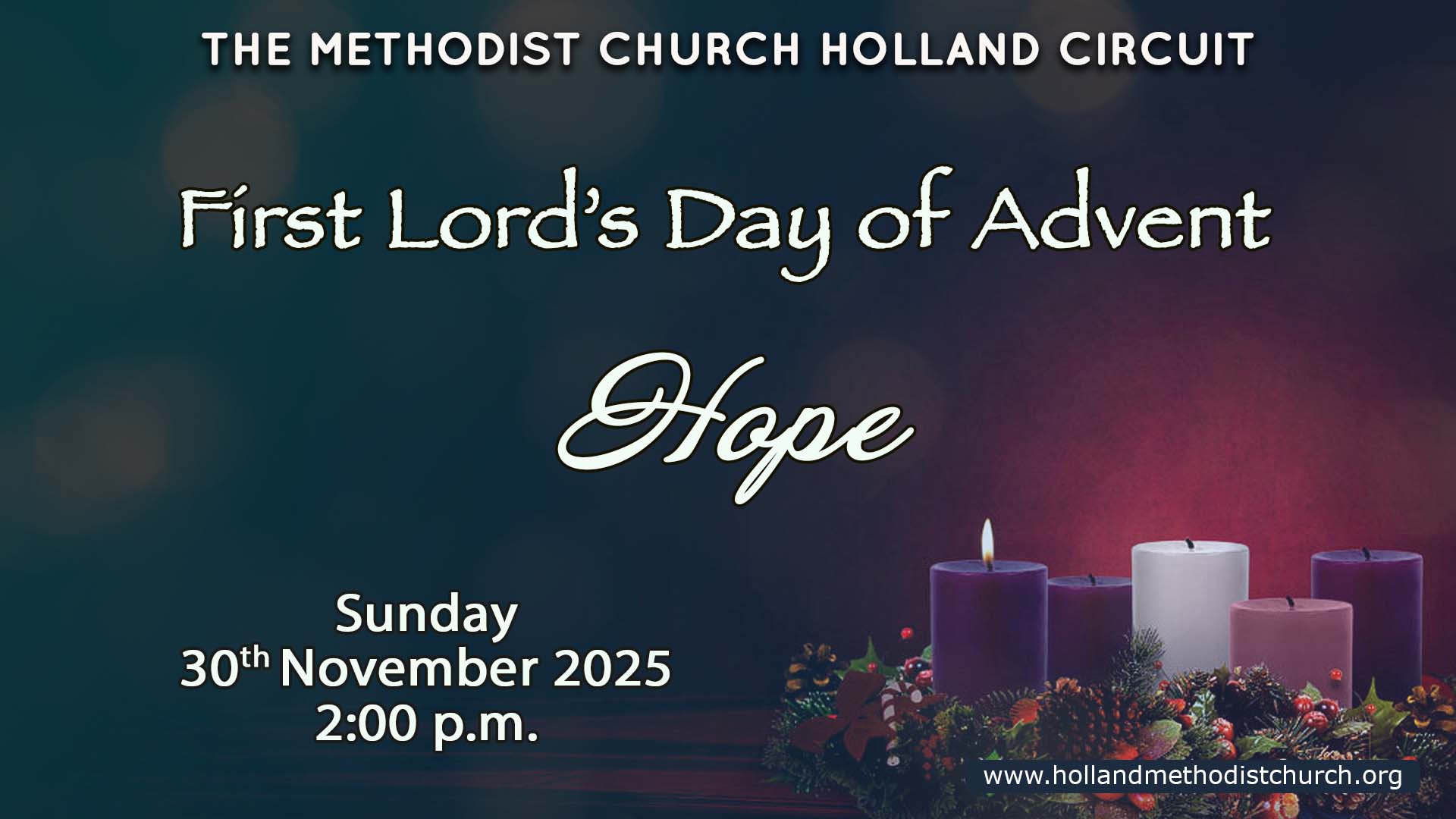 1st Lord's Day of Advent